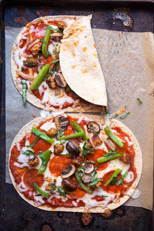 Supreme Pizza Wraps