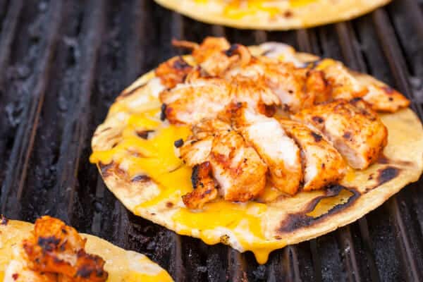 Grilled Chicken Tostadas