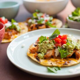 Easy Grilled Chicken Tostadas