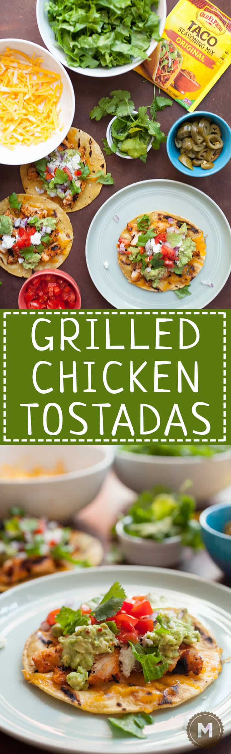 Easy Grilled Chicken Tostadas