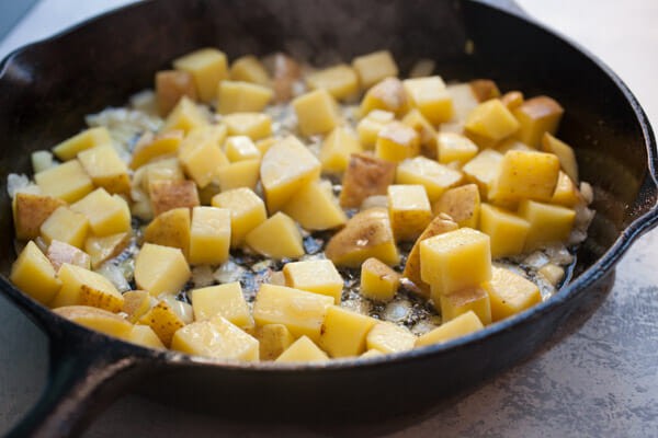 Potatoes - Dijon braised chicken thighs