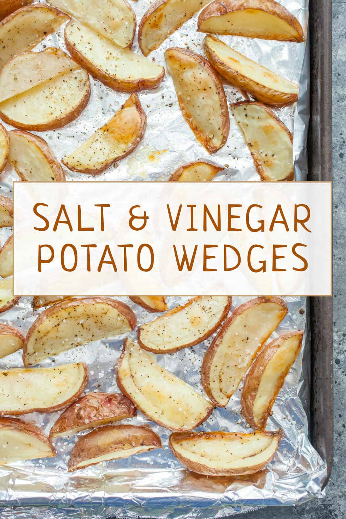 Salt and Vinegar Potato Wedges: The most addictive potato wedges out there. Easy to bake and even easier to eat. Roast them in the oven or toss them on a grill! | macheesmo.com