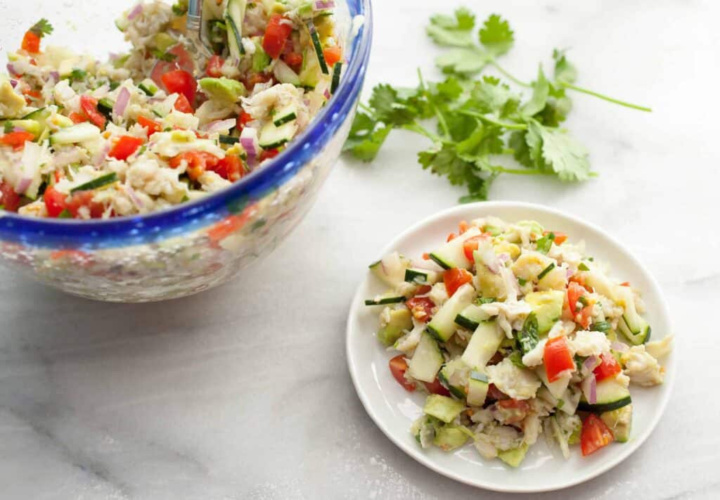 Easy Crab and Avocado Salad