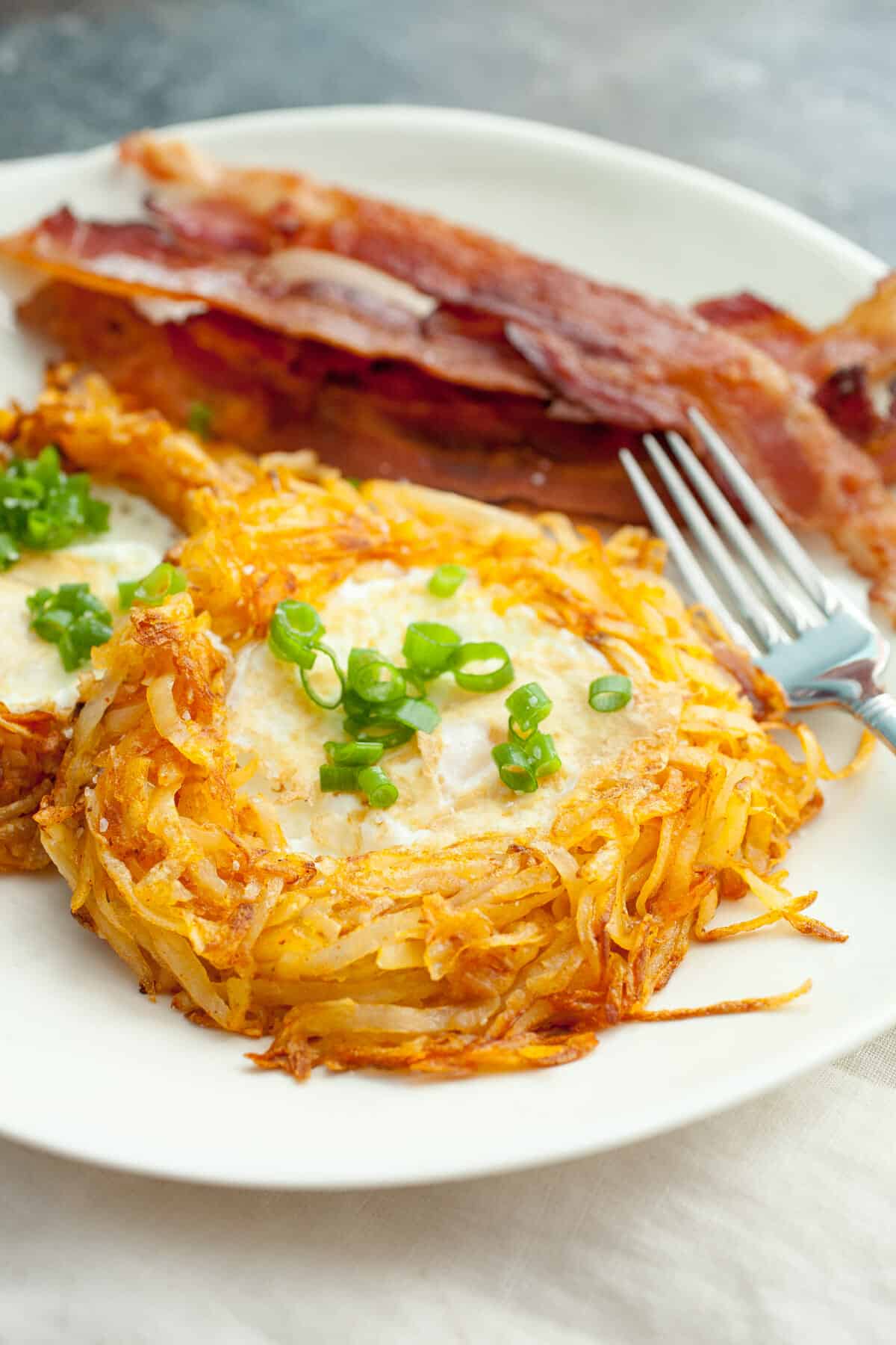 Hash Brown Egg Nests