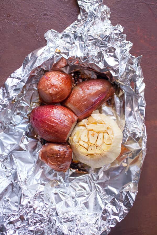 Roasted Garlic and Shallot Mashed Potatoes