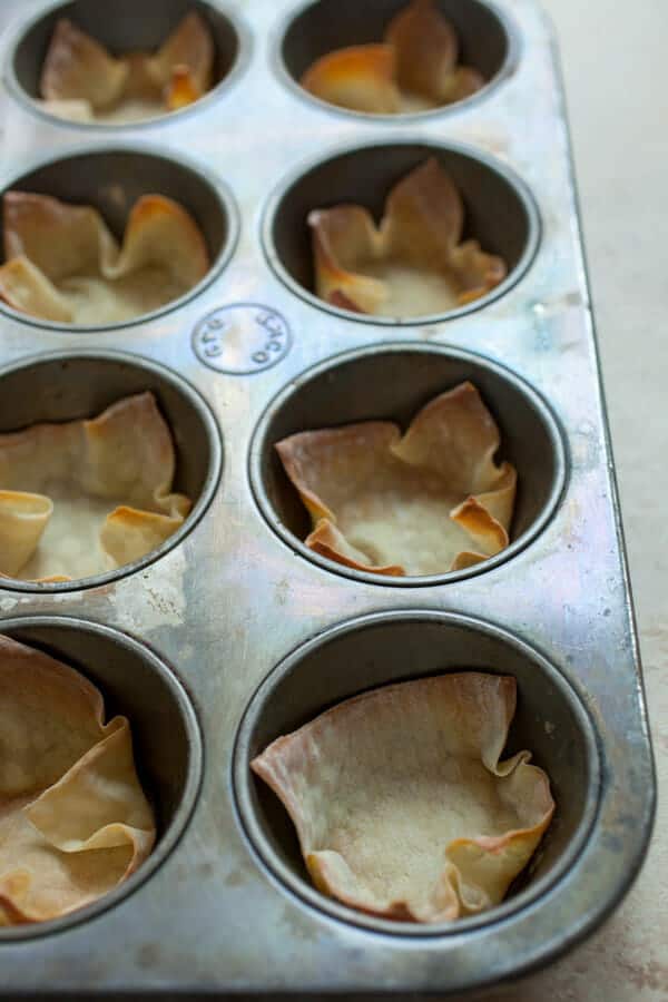 Lox Wonton Cups