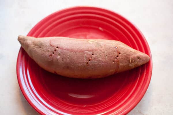 10 Minute Sweet Potato Breakfast Burrito