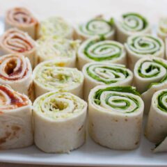 Three Easy Pinwheels: Getting snacks ready for hungry kids can always be a bit of a obstacle course. I like to keep these quick pinwheels at the ready for easy snacks! | macheesmo.com