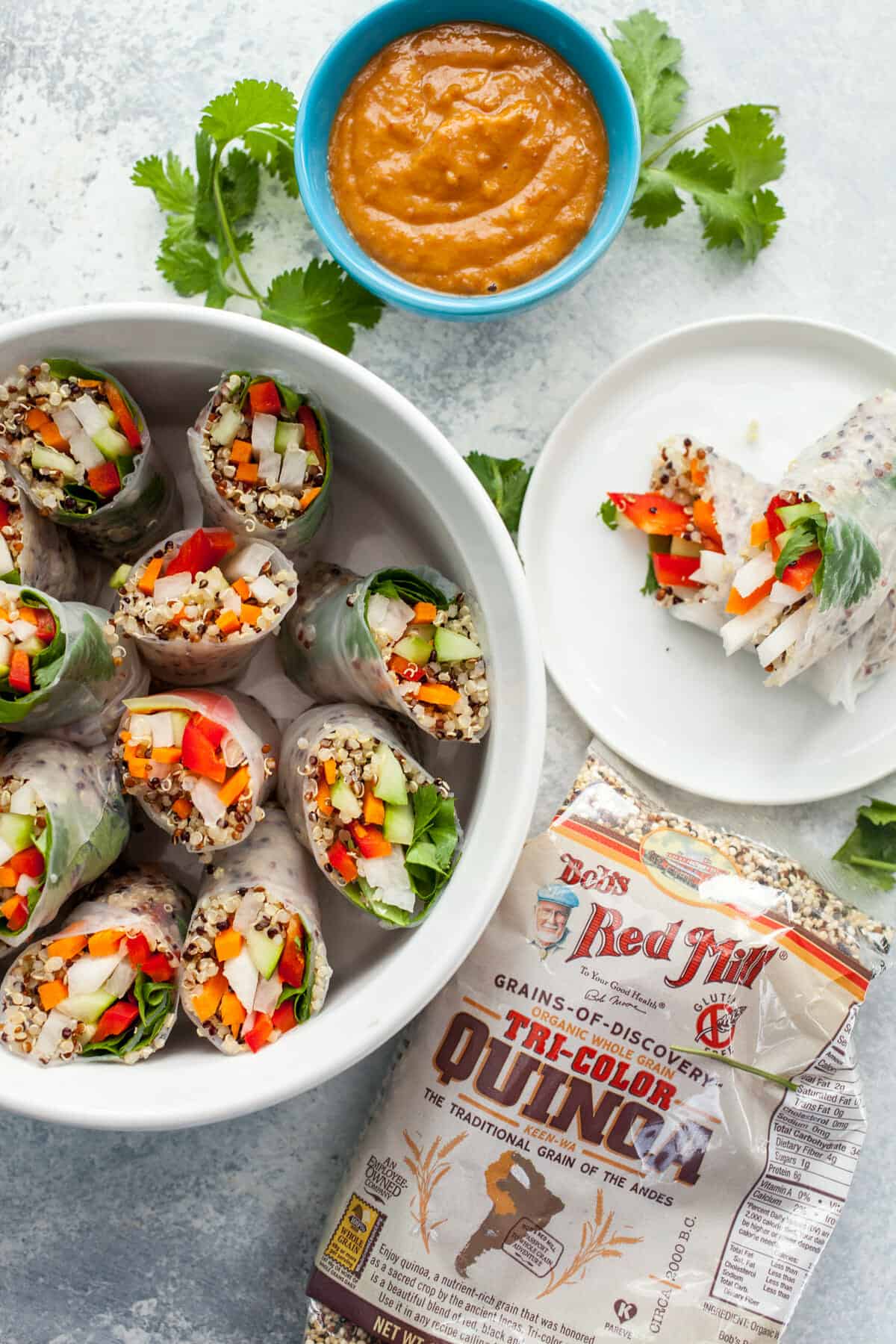 Thai Spring Rolls with Quinoa