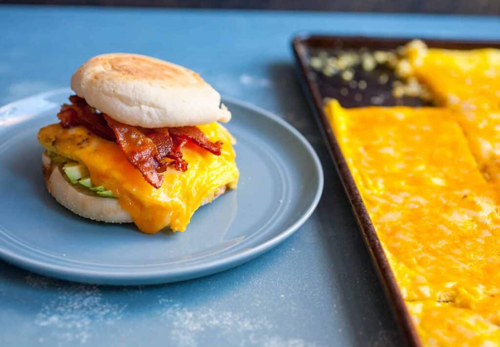 Sheet Pan Breakfast Sandwiches