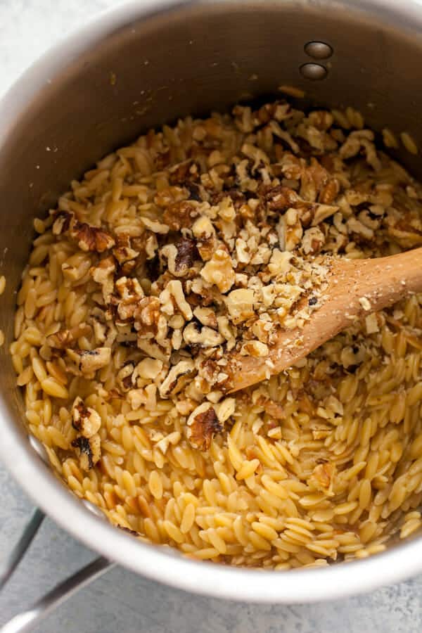 Brown Butter Orzo Salad