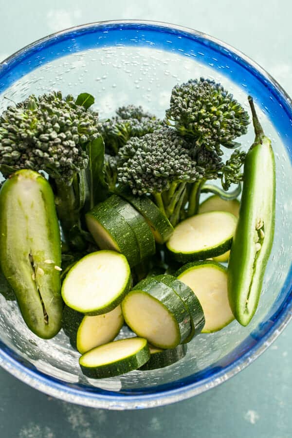 Spring Greens for breakfast bowls