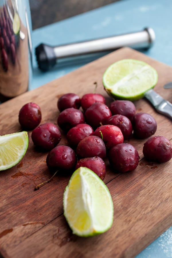 Cherries and Limes - Cherry Lime Rickey Cocktails