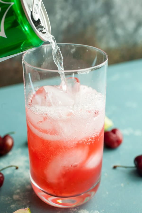 Soda add - Cherry Lime Rickey Soda