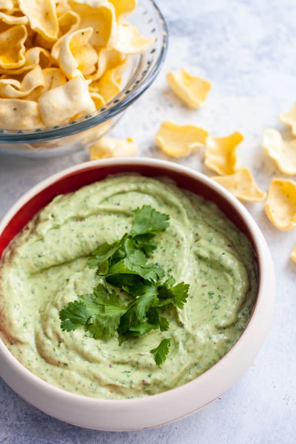 Creamy Cilantro Avocado Dip