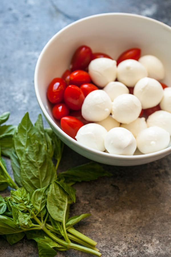 Other ingredients - Crispy Chicken Caprese Bites