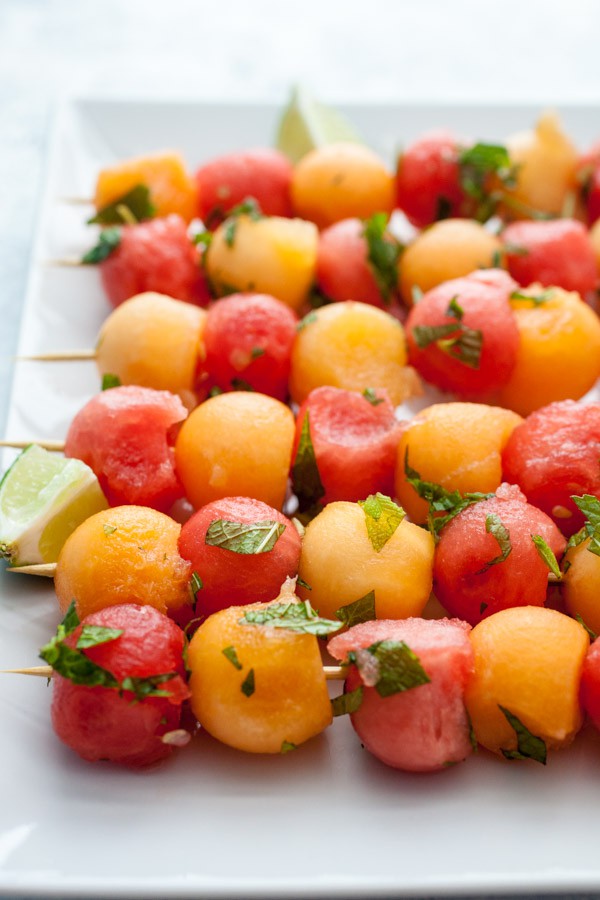 Mojito Fruit Kabobs