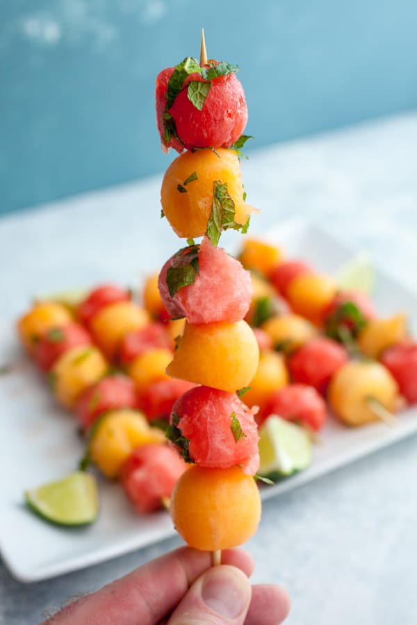 Mojito Fruit Kabobs