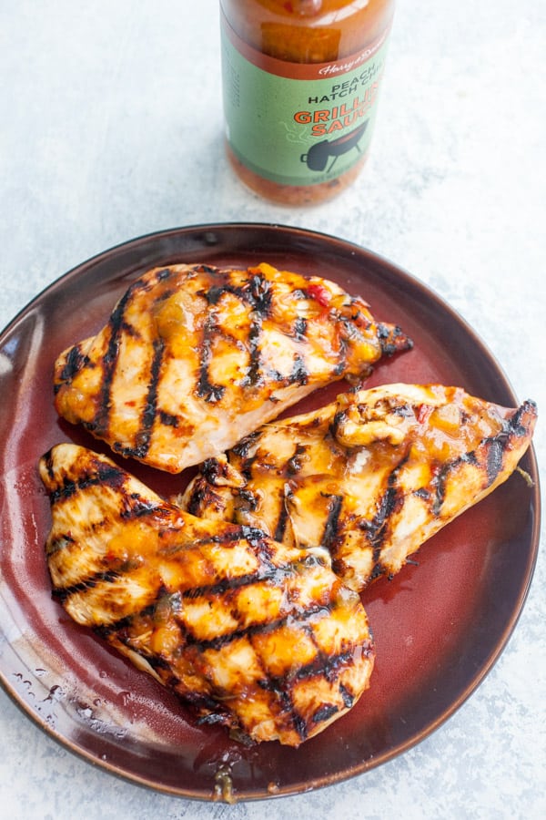 Grilled chicken for pita sandwiches