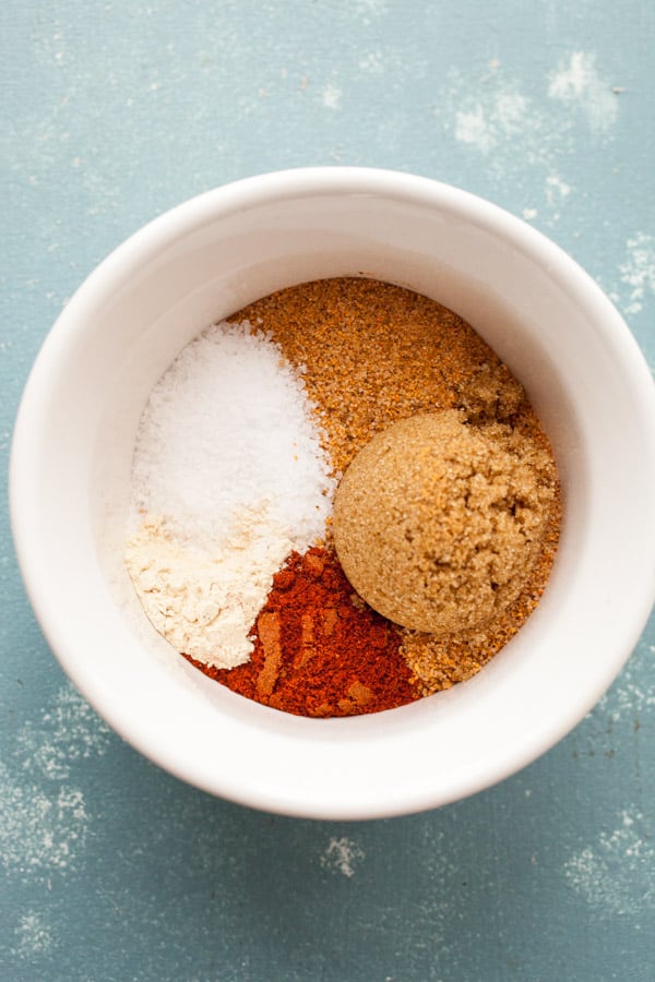 Homemade Cajun Dry Rub Seasoning Blend.