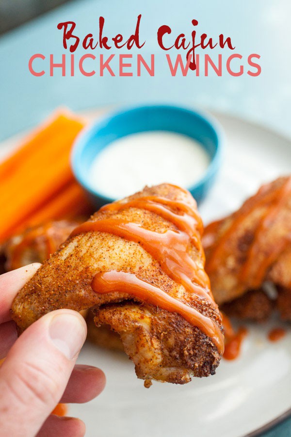 Baked Cajun Chicken Wings