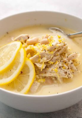 Easy Chicken Avgolemono Soup