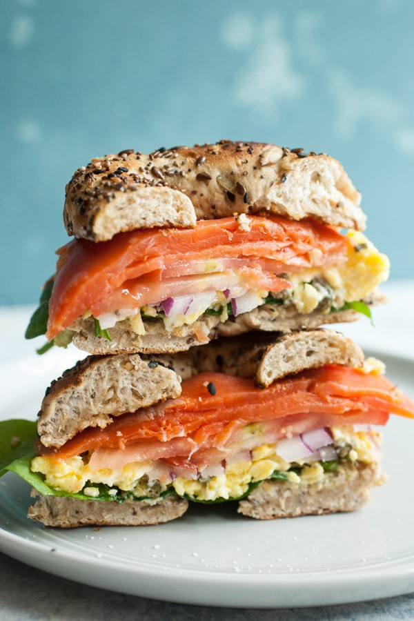 Lox Breakfast Bagel Sandwich