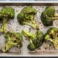 Sesame Chili Broccoli Steaks