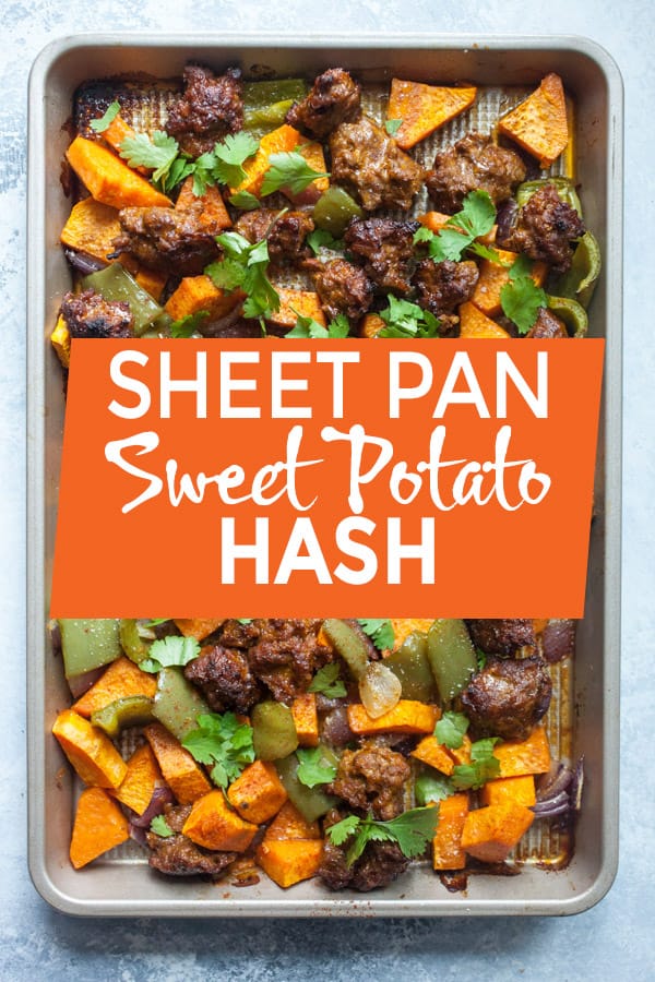 Sheet Pan Sweet Potato Hash