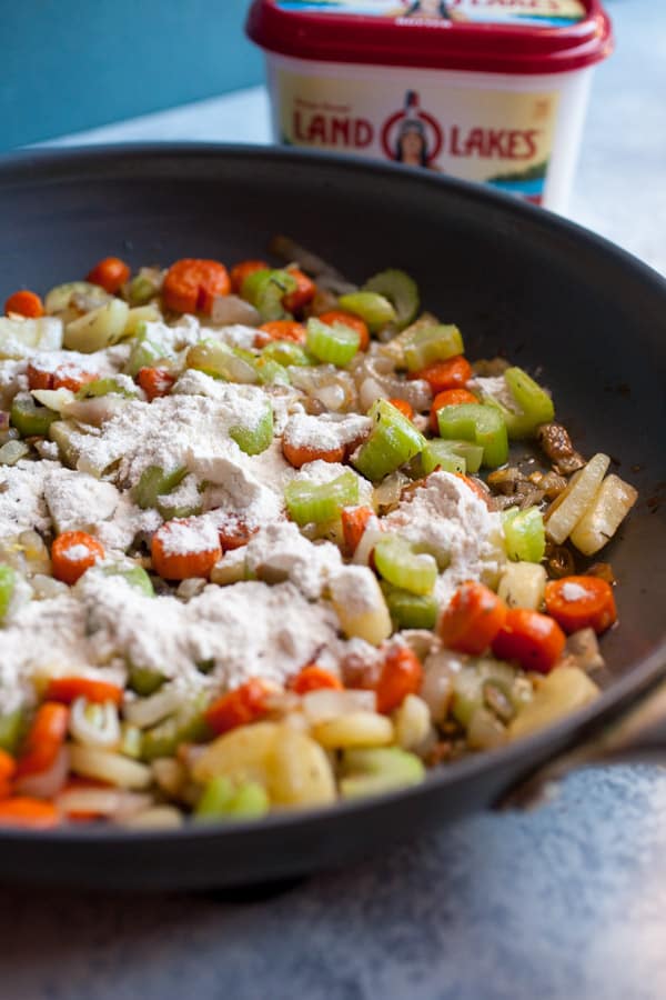 Roux for chicken parmentier