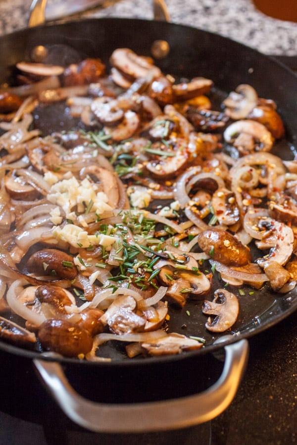 Mushroom Onion Melts