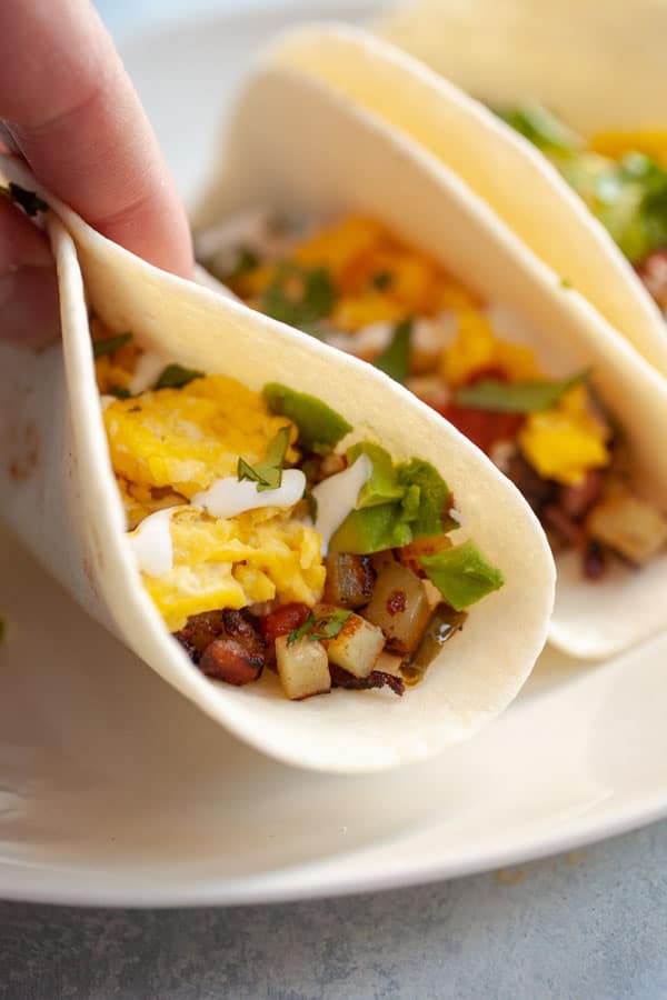 Quick Breakfast Tacos