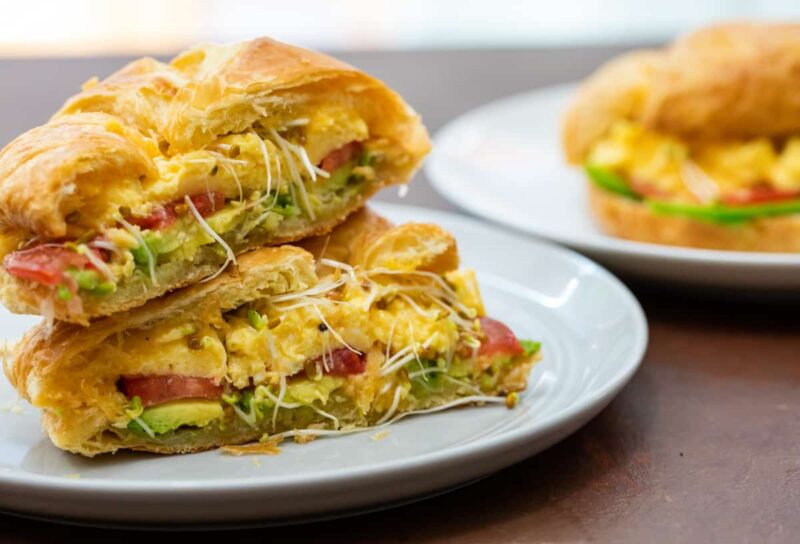 Breakfast Croissant Sandwich