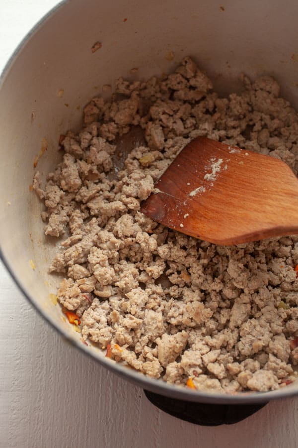 Browning ground turkey