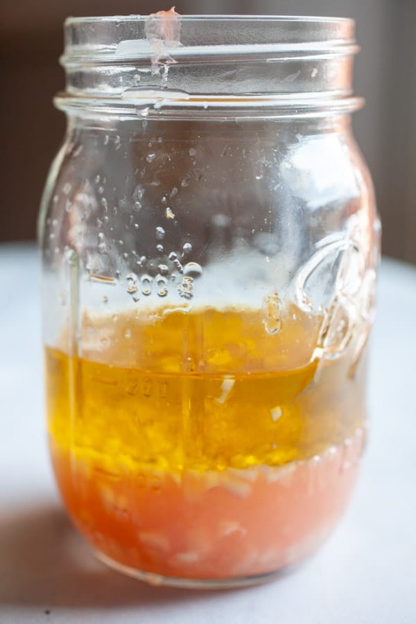 Grapefruit vinaigrette ingredients