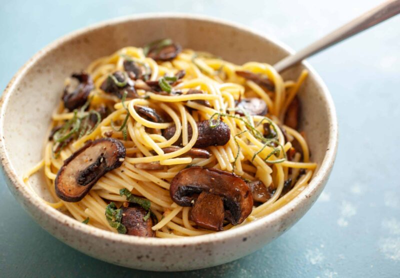 Mushroom Carbonara Recipe