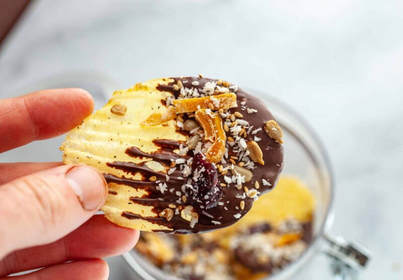 Loaded Chocolate Covered Potato Chips