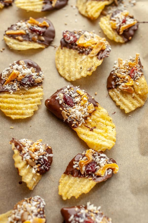 Chocolate Covered Potato Chips