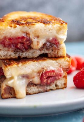 Raspberry Brie Grilled Cheese