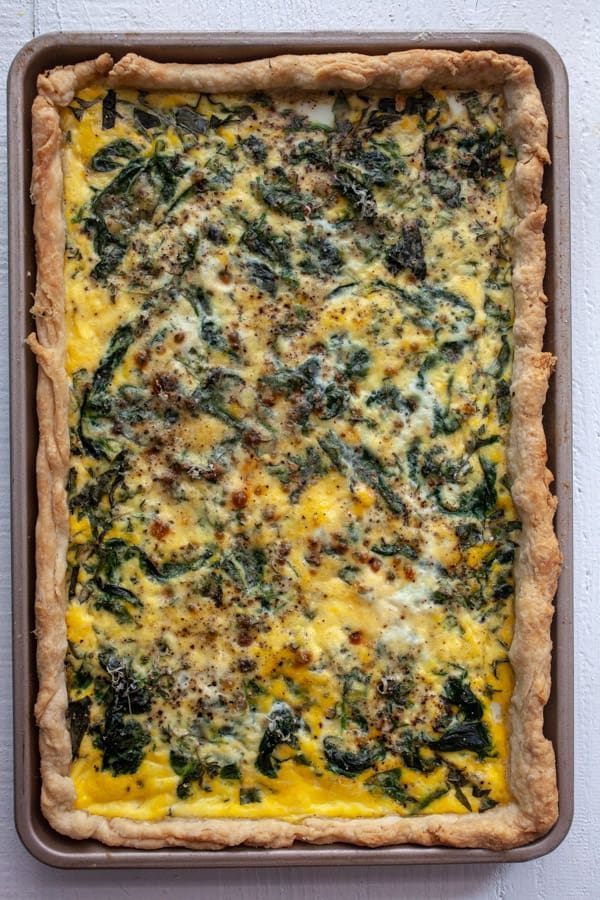 Spinach Quiche Baked