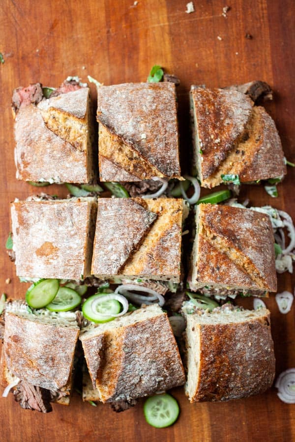 Sandwich sliced - Skirt Steak Sandwiches
