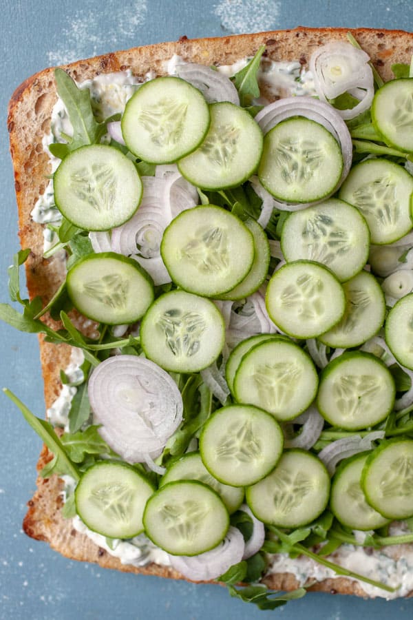 Veggie Layer - Skirt Steak Sandwiches