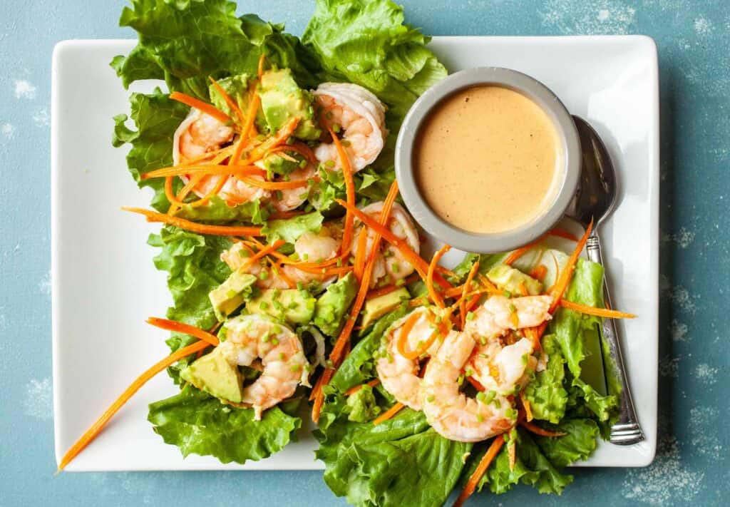 Tasty Shrimp Lettuce Wraps