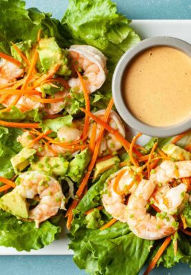 Tasty Shrimp Lettuce Wraps