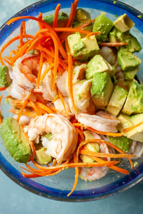 Salad - Avocado Shrimp Lettuce Wraps