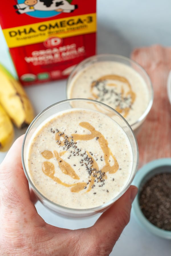 Creamy Peanut Butter Banana Smoothie