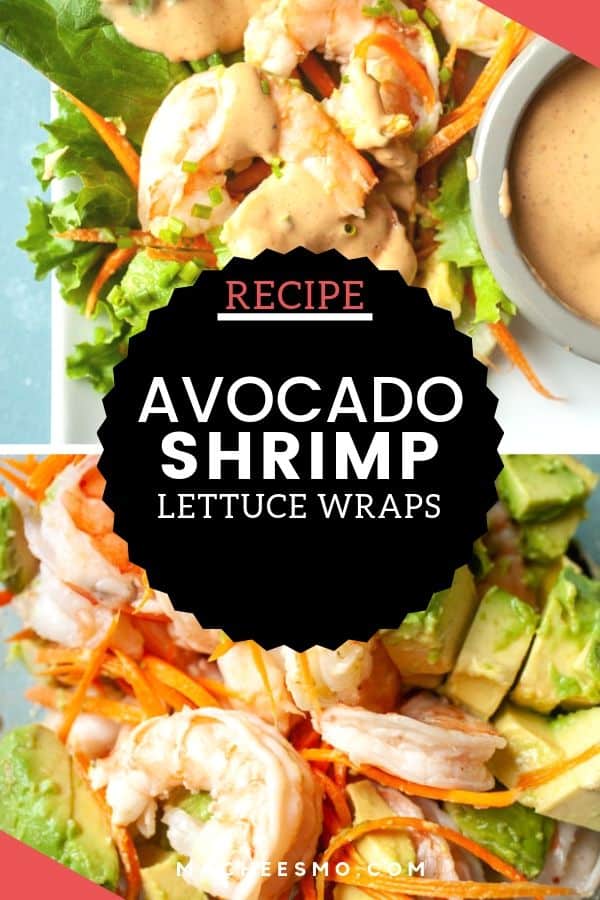 Avocado Shrimp Lettuce Wraps