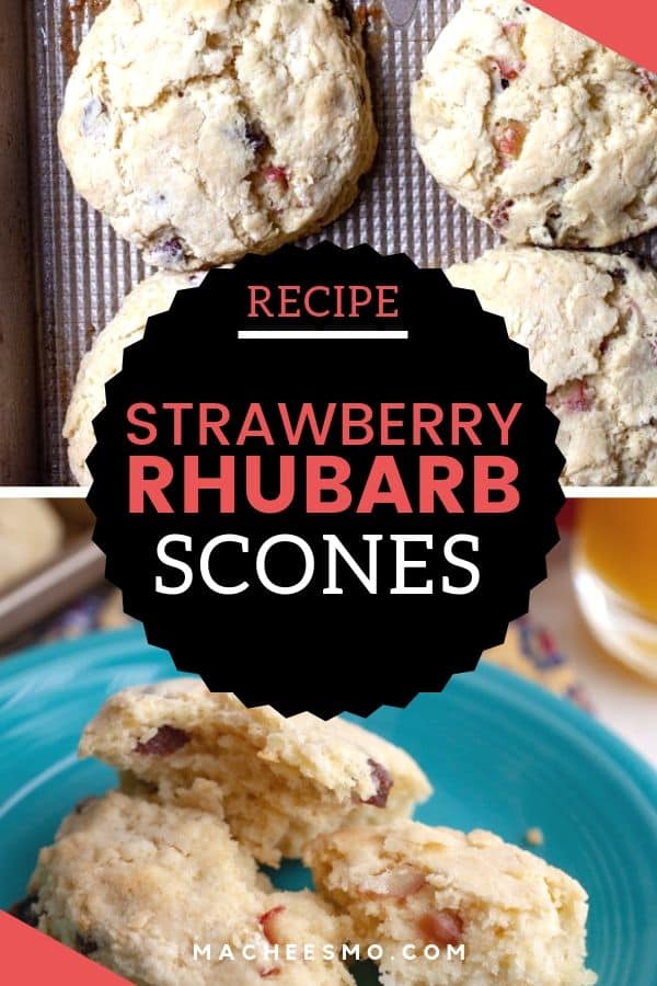 Strawberry Rhubarb Scones