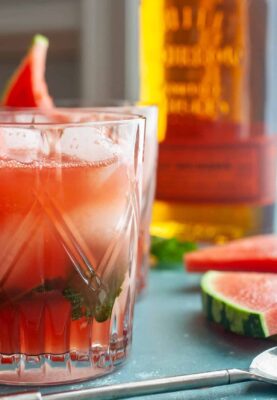 Watermelon Bourbon Smash