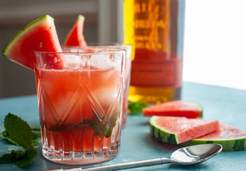 Watermelon Bourbon Smash